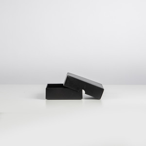 Presentkartong m. lock och botten - Svart - Bild 2