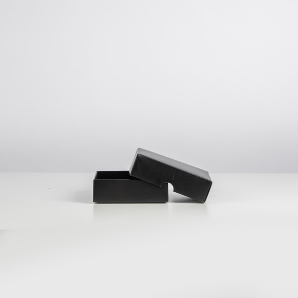 Presentkartong m. lock och botten - Svart