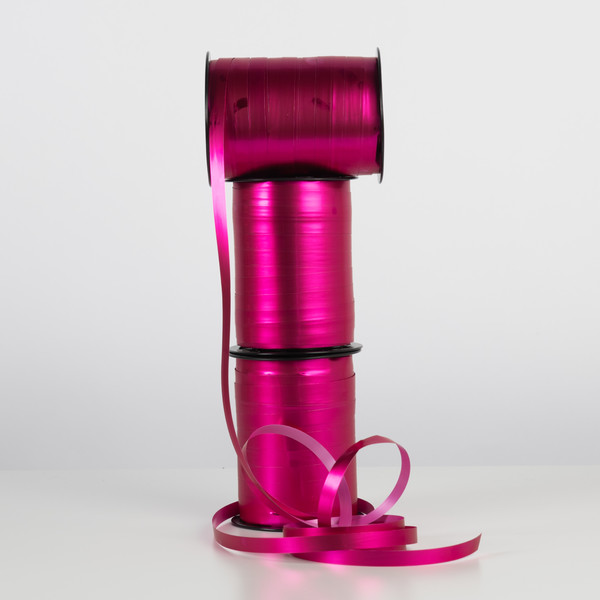 Presentband Metallic - Cerise 3-pack