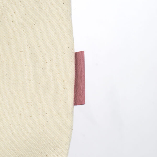 Totebag i bomull m. ficka