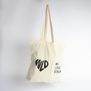 Tote bag i bomull m. eget tryck - Bild 1