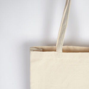 Tote bag i bomull m. botten - Bild 2
