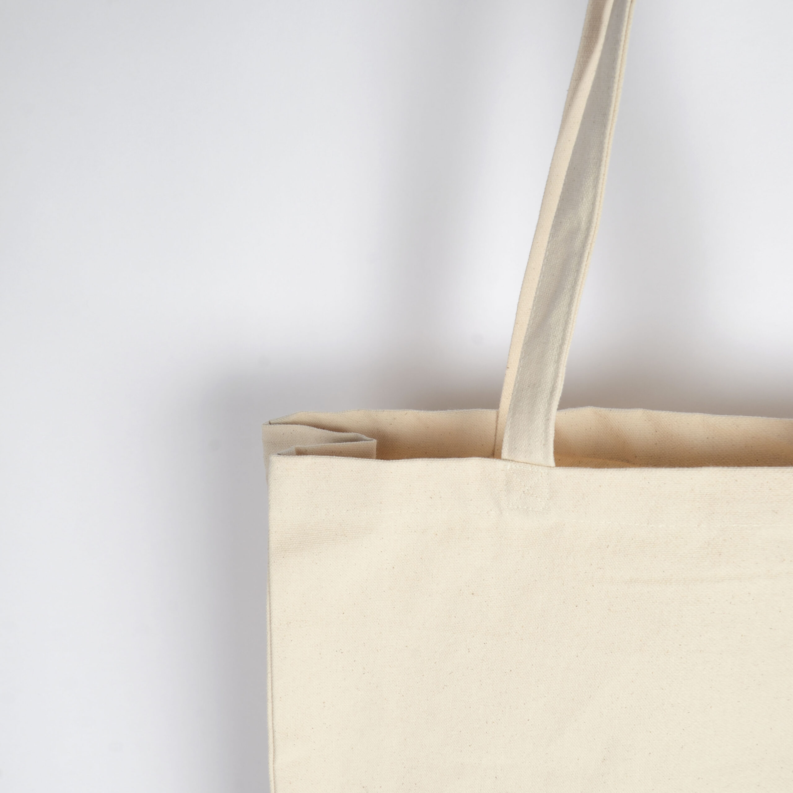 Tote bag i bomull m. botten - Bild 2