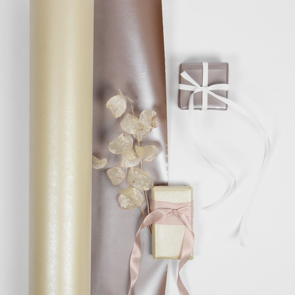 Presentpapper - Creme / Mullvad 57 cm