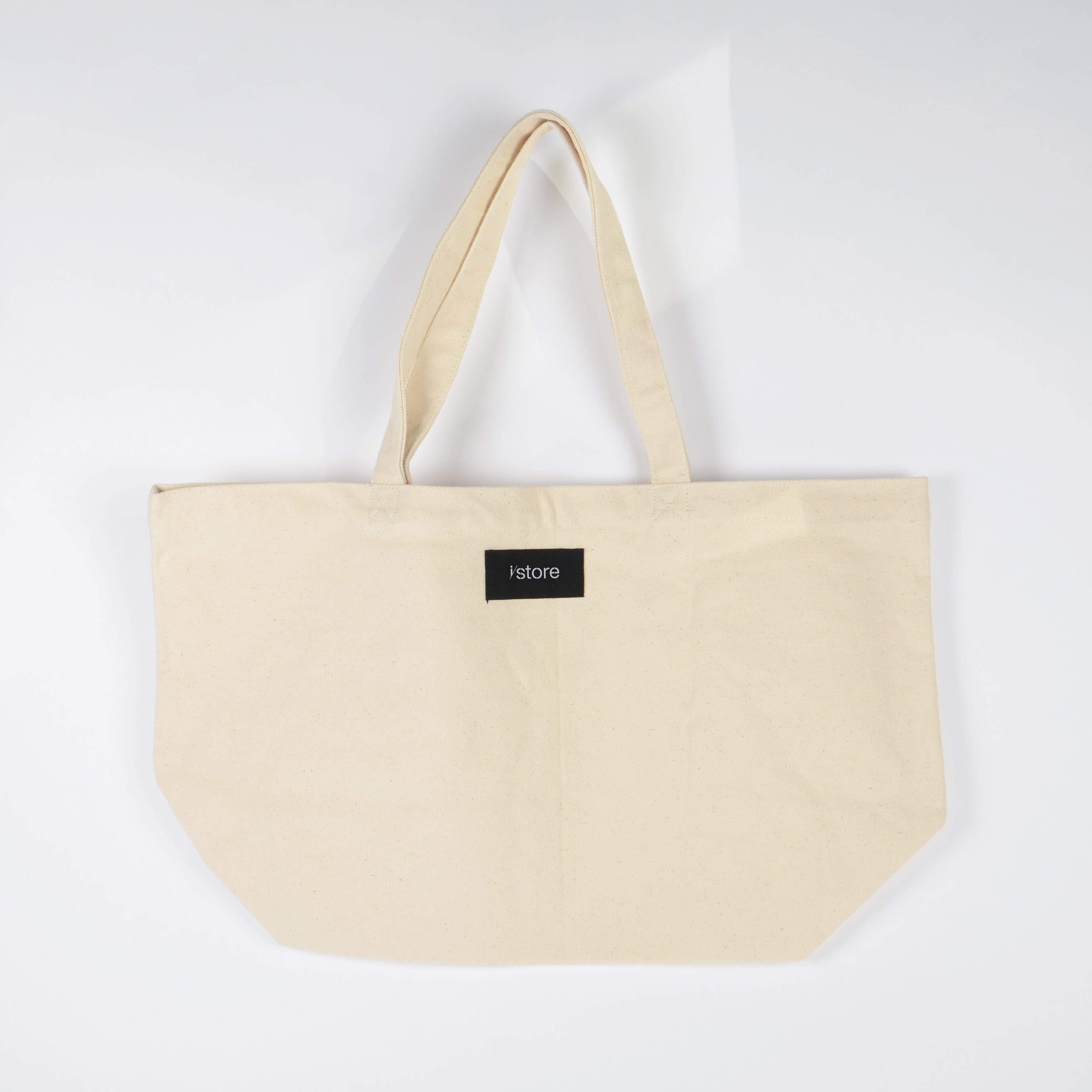 Totebag i bomull m. ficka - Bild 1
