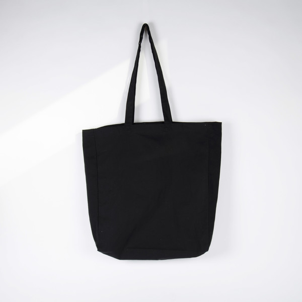 Tote bag i bomull - Svart