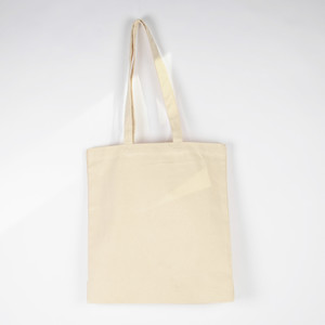 Tote bag i bomull m. botten - Bild 3