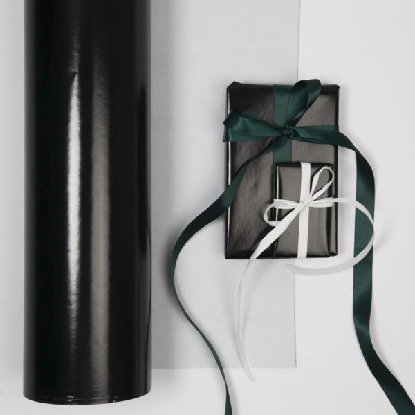 Presentpapper - Svart Glossy