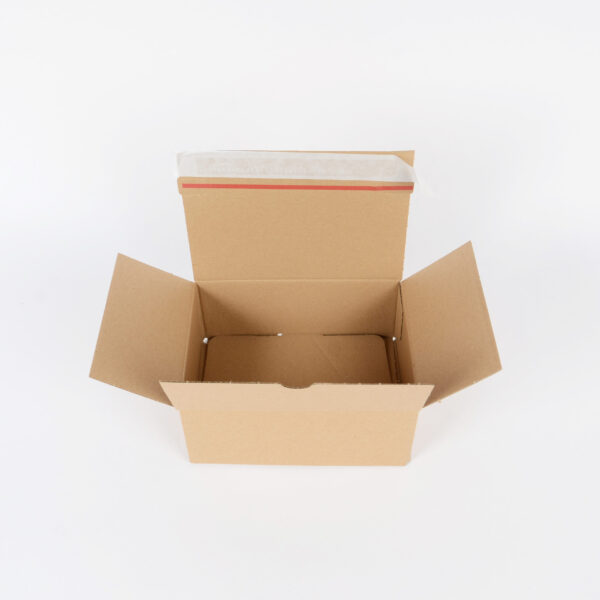 Brevpackkartong m. snabbotten