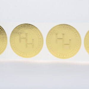 Etiketter guld med egen design - Bild 2