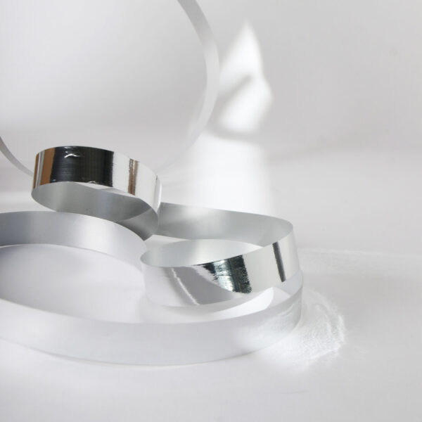 Presentband Metallic - Silver* 19mm 3-pack