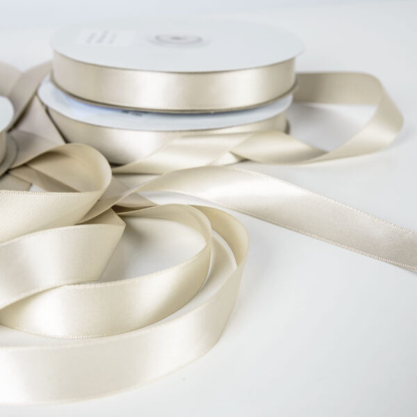 Satinband - Creme 19 mm