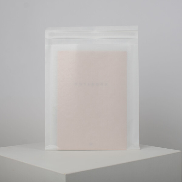 Glassine Bag vit Medium, 340x400+50 mm